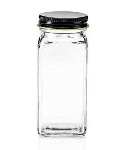 Spice Bottle Caps, Lids for Spice Jars, 43mm Standard, Fits Most Glass Spice Bottles by SpiceLuxe