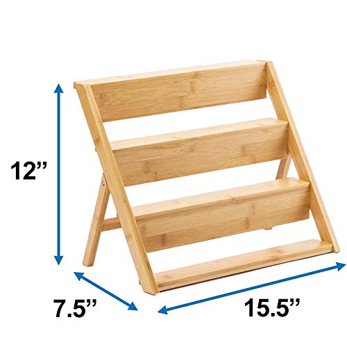 SpiceLuxe Transformer Rack | Organize Spices in Drawer, Counter, or Cabinet