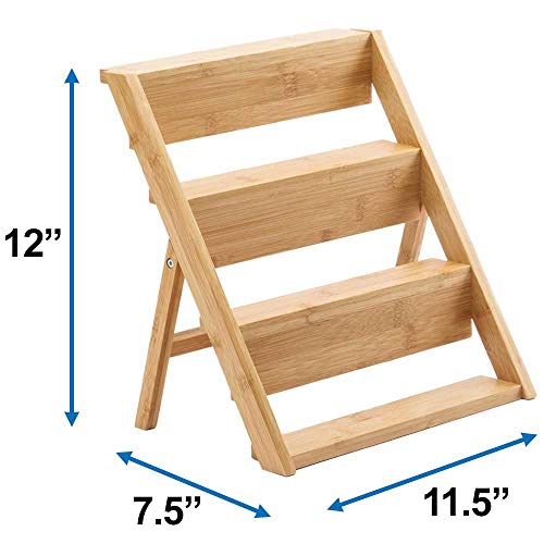 SpiceLuxe Transformer Rack | Organize Spices in Drawer, Counter, or Cabinet