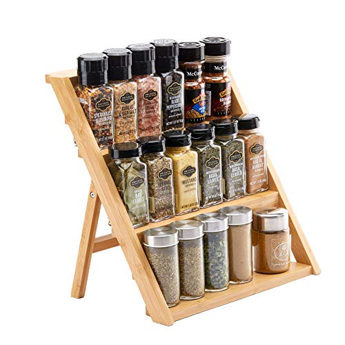 SpiceLuxe Transformer Rack | Organize Spices in Drawer, Counter, or Ca