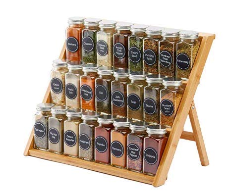 SpiceLuxe Transformer Rack | Organize Spices in Drawer, Counter, or Ca