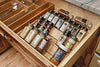 SpiceLuxe Transformer Rack | Organize Spices in Drawer, Counter, or Cabinet