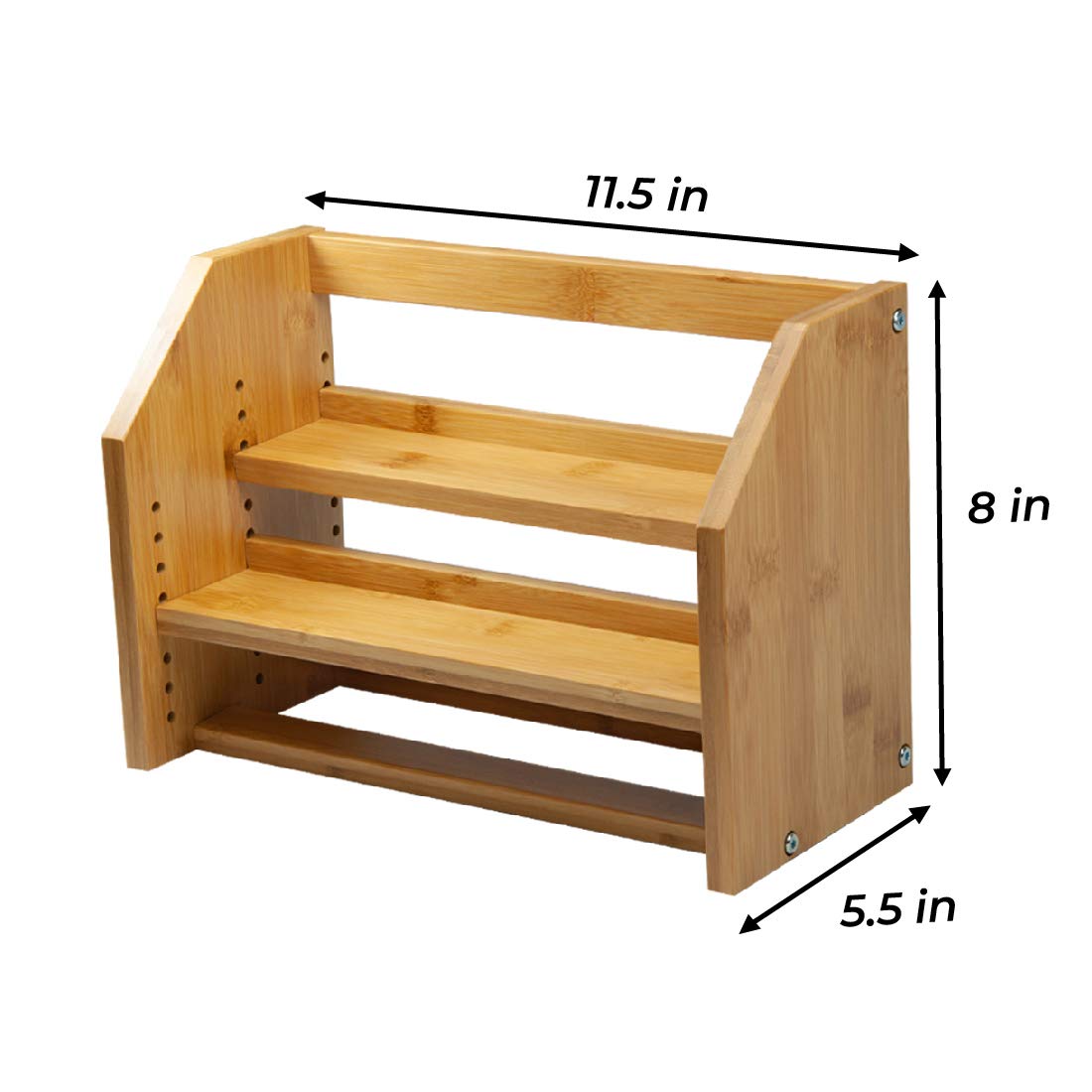 SpiceLuxe Organic Bamboo Cabinet Organizer