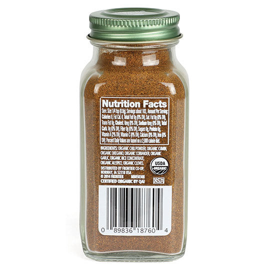 SIMPLY ORGANIC CHILI POWDER 2.89 OZ